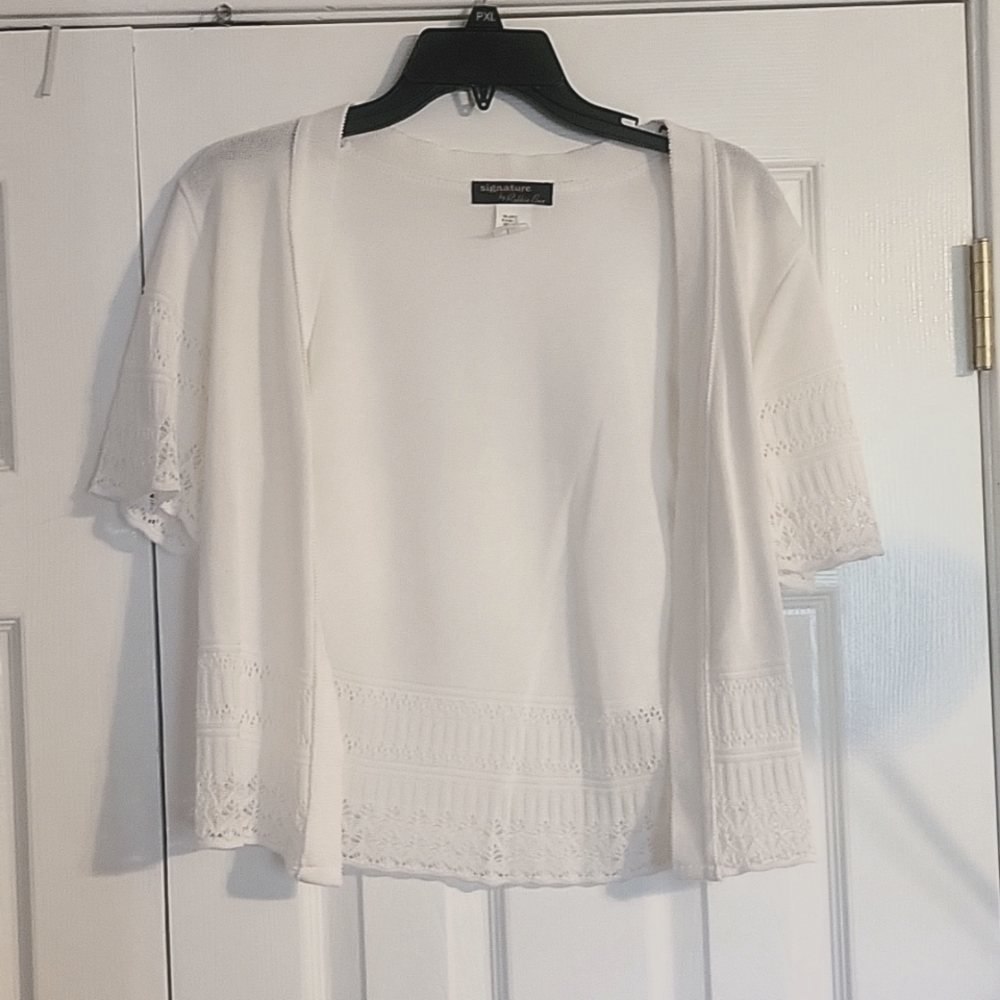 Signature by Robbie Bee Cardigan Sweater, Size Small